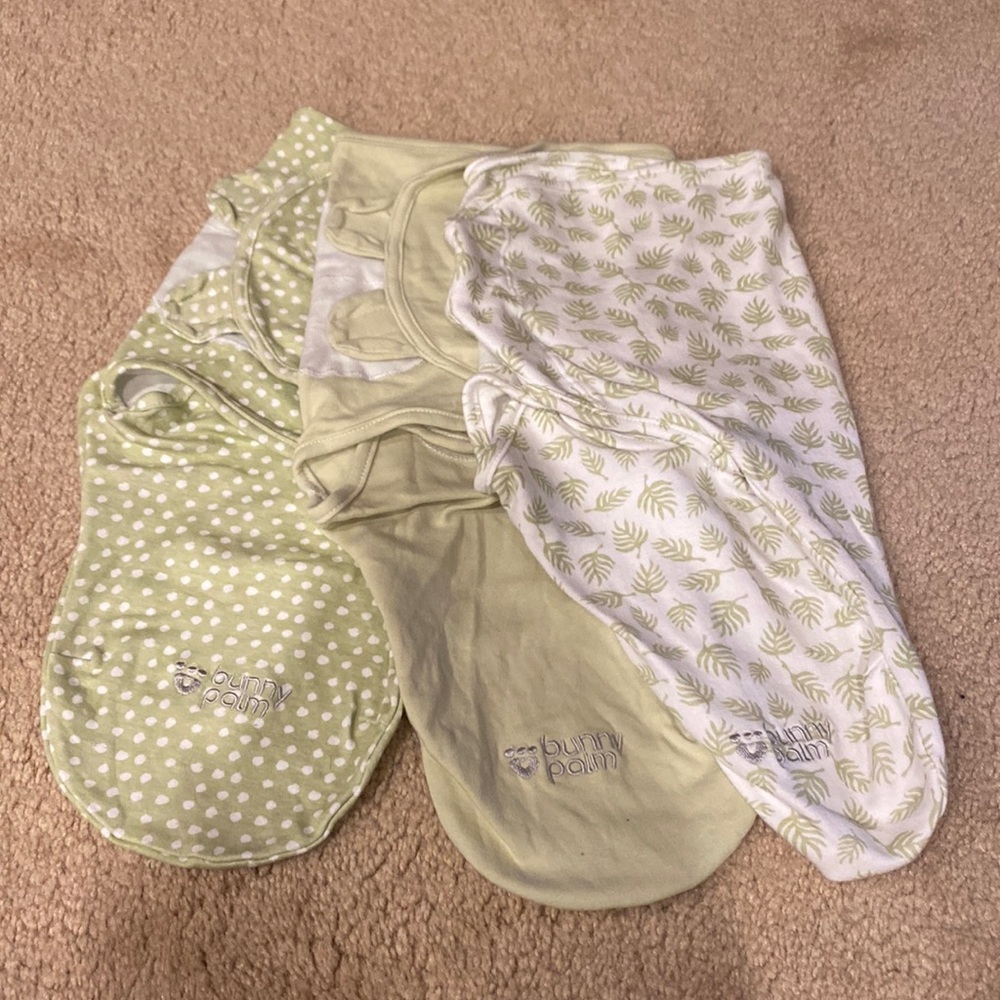 Bunny Palm Swaddle 3-pack